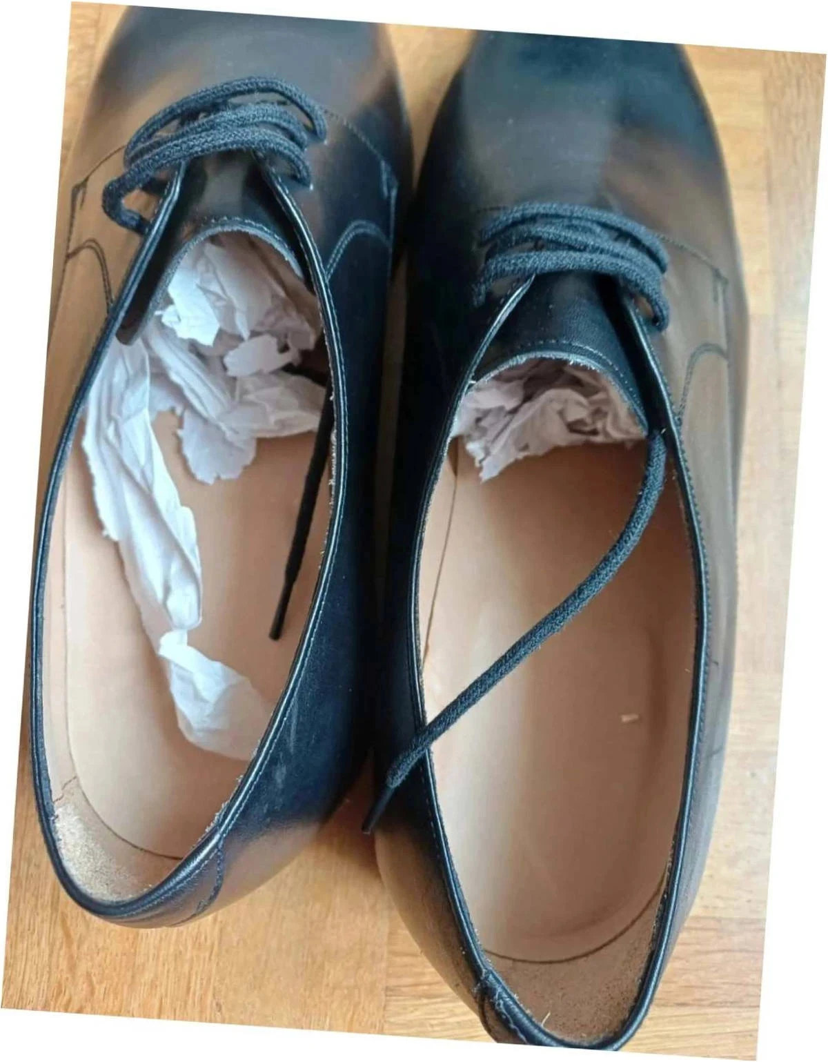 Chaussures de ville homme cuir noir Meermin T44 neuves avec boîte – photo 5